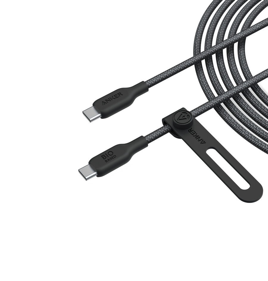anker 543 usb-c para usb-c cable bio-braided
