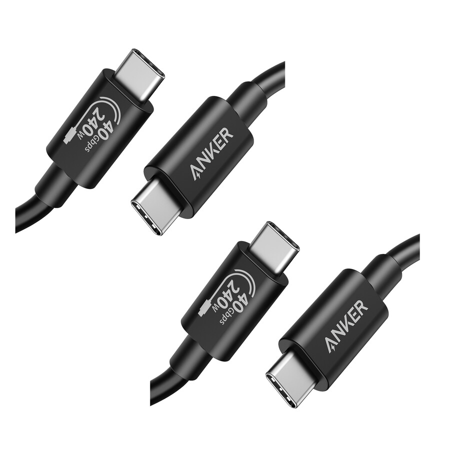 anker 515 usb-c para usb-c cable thunderbolt 4 compatible2 packs
